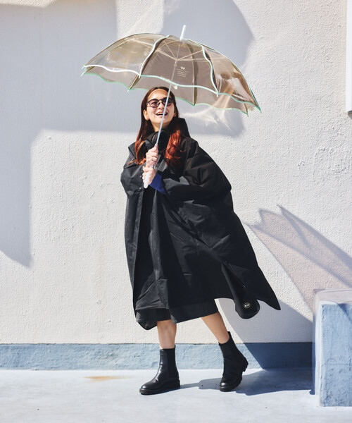 KiU(キウ)の「KiU/キウ RAIN PONCHO 2ND/レインポンチョ 2ND K405(レインコート/ポンチョ・メンズ・ブラック/その他15/ナチュラル・ONE SIZE)」の11枚目の写真