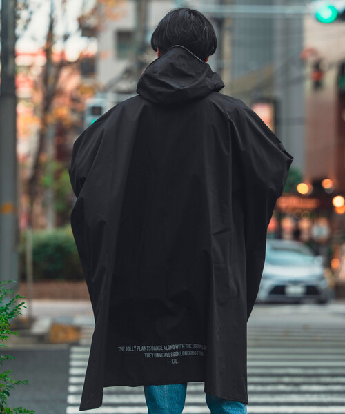 KiU(キウ)の「KiU/キウ RAIN PONCHO 2ND/レインポンチョ 2ND K405(レインコート/ポンチョ・メンズ・ブラック/その他15/ナチュラル・ONE SIZE)」の14枚目の写真