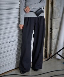 【シワになりにくい】ツーワイドパンツ
