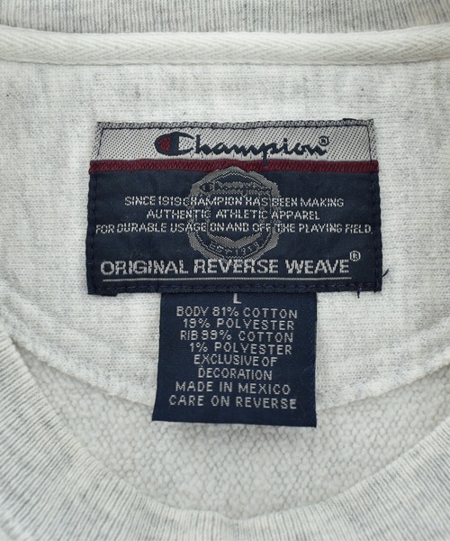 LABORATORY R（ラボラトリーアール）の「【USED】Y2K Champion “COLLEGE OF CHARLESTON” リバースウィーブ スウェット（スウェット・メンズ・グレー・LARGE）」の5枚目の写真