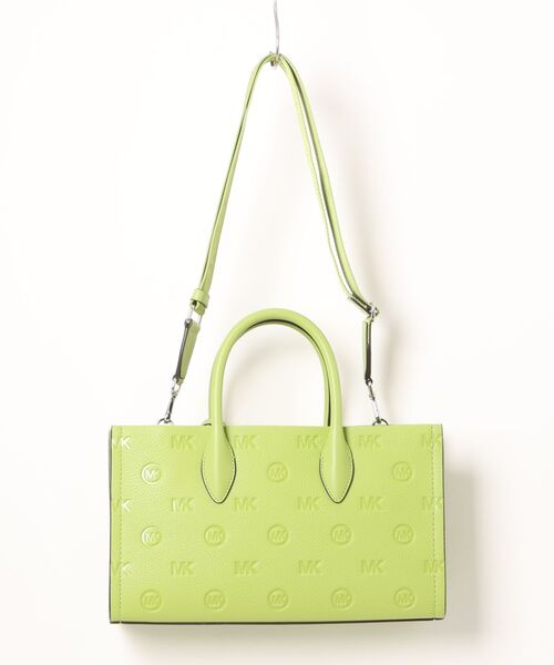 MICHAEL KORS（マイケルコース）の「MIRELLA MD EW TZ SATCHEL Satchel（ハンドバッグ・レディース・ライム・FREE）」の2枚目の写真