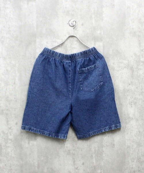 ZI-ON(ジーオン)の「ケミカルウォッシュ デニム ハーフパンツ(その他パンツ・メンズ・ブルー/ブラック・M/L/XL)」の7枚目の写真