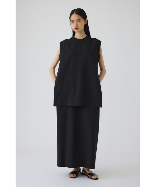 RIM.ARK 26SS square layered dress ベージュ38 Square layered dress スクエア レイヤード ドレス（ドレス）｜RIM.ARK