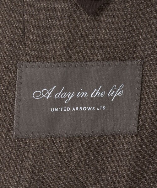A DAY IN THE LIFE UNITED ARROWS(アデイインザライフユナイテッドアローズ)の「リネンライク ドビー 2ボタン ジャケット-セットアップ対応・マシンウォッシャブル-<A DAY IN THE LIFE>(テーラードジャケット・メンズ・ベージュ/モカ/ネイビー/ダークグレー・XL/L/S/M)」の21枚目の写真