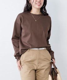 MICA&DEAL | ワンポイント刺繍ロングTシャツ(Tシャツ/カットソー)