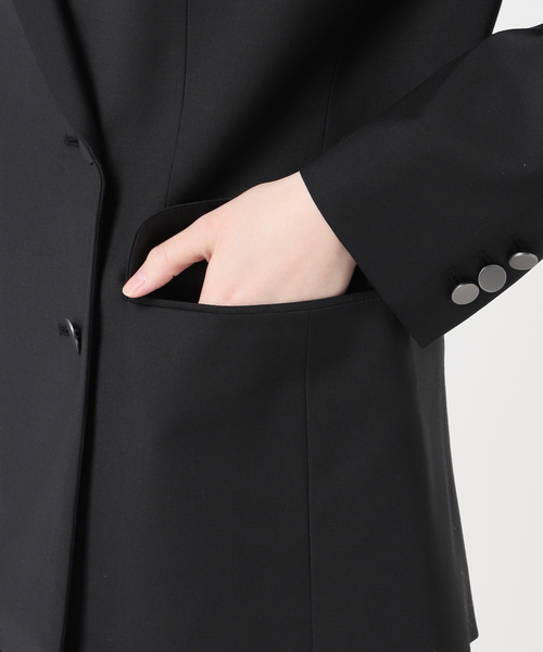 JOURNAL STANDARD（ジャーナルスタンダード）の「《追加》4B ダブルブレステッドジャケット（テーラードジャケット・レディース・ブラック/ネイビー・36/38）」の7枚目の写真