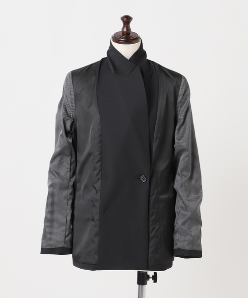 JOURNAL STANDARD（ジャーナルスタンダード）の「《追加》4B ダブルブレステッドジャケット（テーラードジャケット・レディース・ブラック/ネイビー・36/38）」の8枚目の写真