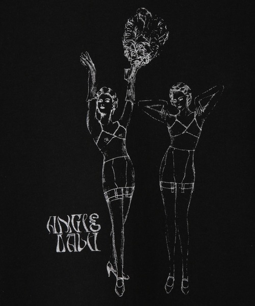 SALON adam et rope'(サロン アダム エ ロペ)の「【Angie La La for SALON】コラボプリントTEE(Tシャツ/カットソー・レディース・ブラック/オフホワイト・FREE)」の12枚目の写真