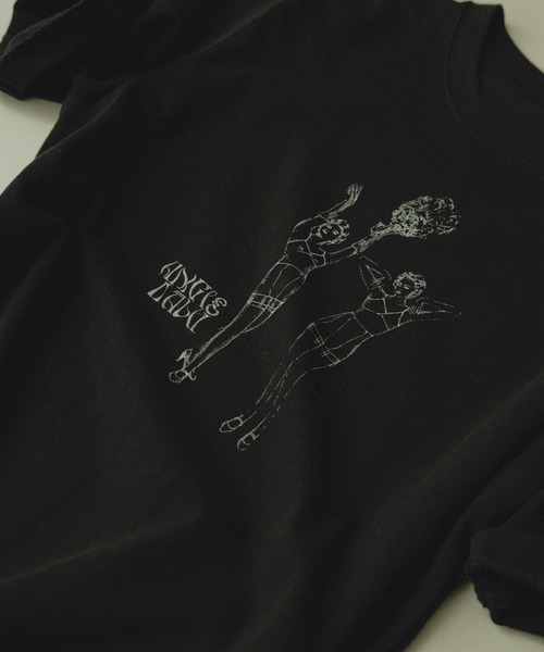 SALON adam et rope'(サロン アダム エ ロペ)の「【Angie La La for SALON】コラボプリントTEE(Tシャツ/カットソー・レディース・ブラック/オフホワイト・FREE)」の16枚目の写真