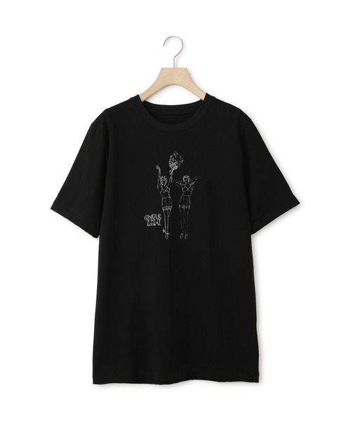 SALON adam et rope'(サロン アダム エ ロペ)の「【Angie La La for SALON】コラボプリントTEE(Tシャツ/カットソー・レディース・ブラック/オフホワイト・FREE)」の13枚目の写真