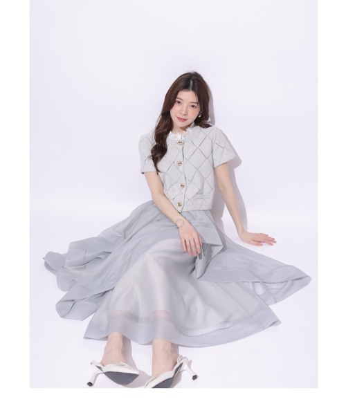 OneMall provides ZOZO products: ランダムラッフルシアースカート