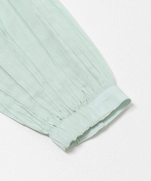 URBAN RESEARCH DOORS（アーバンリサーチドアーズ）の「コットンボイルギャザーブラウス（シャツ/ブラウス・レディース・イエロー/ミント/ベージュ系その他・FREE）」の16枚目の写真