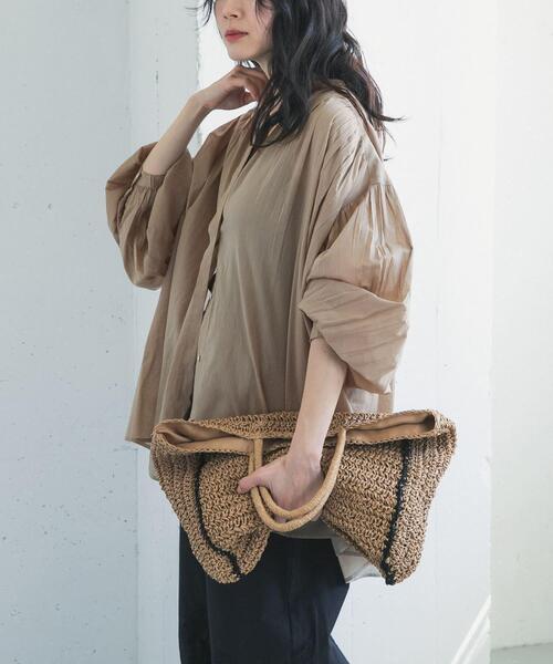 URBAN RESEARCH DOORS（アーバンリサーチドアーズ）の「コットンボイルギャザーブラウス（シャツ/ブラウス・レディース・イエロー/ミント/ベージュ系その他・FREE）」の15枚目の写真