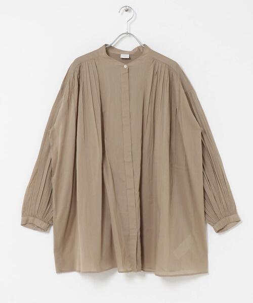 URBAN RESEARCH DOORS（アーバンリサーチドアーズ）の「コットンボイルギャザーブラウス（シャツ/ブラウス・レディース・イエロー/ミント/ベージュ系その他・FREE）」の9枚目の写真