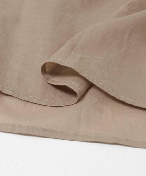 URBAN RESEARCH DOORS（アーバンリサーチドアーズ）の「コットンボイルギャザーブラウス（シャツ/ブラウス・レディース・イエロー/ミント/ベージュ系その他・FREE）」の6枚目の写真