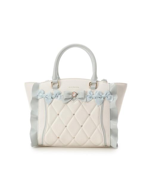 SAMANTHAVEGA（サマンサベガ）の「ハニーフラッター（小）（ハンドバッグ・レディース・ピンク/ライトブルー/ブラック・FREE）」の3枚目の写真