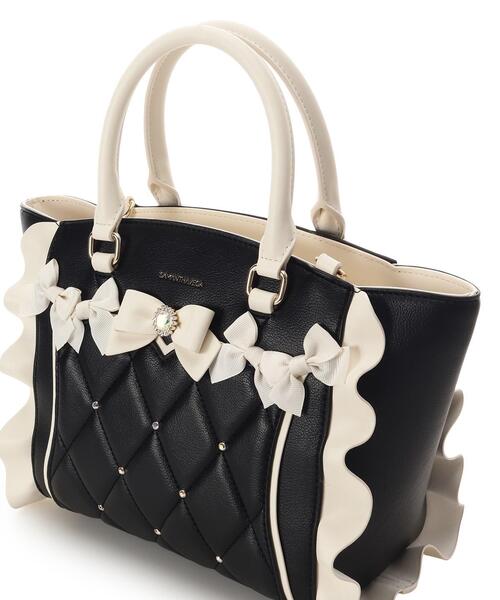 SAMANTHAVEGA（サマンサベガ）の「ハニーフラッター（小）（ハンドバッグ・レディース・ピンク/ライトブルー/ブラック・FREE）」の9枚目の写真