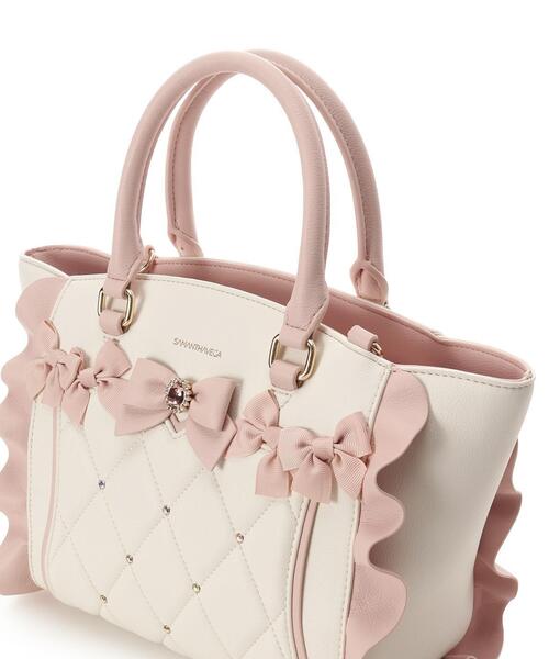 SAMANTHAVEGA（サマンサベガ）の「ハニーフラッター（小）（ハンドバッグ・レディース・ピンク/ライトブルー/ブラック・FREE）」の21枚目の写真