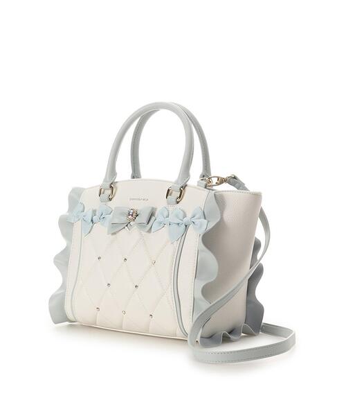 SAMANTHAVEGA（サマンサベガ）の「ハニーフラッター（小）（ハンドバッグ・レディース・ピンク/ライトブルー/ブラック・FREE）」の16枚目の写真