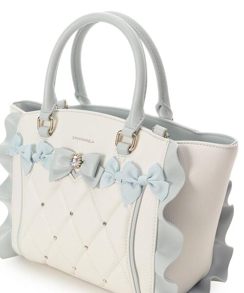 SAMANTHAVEGA（サマンサベガ）の「ハニーフラッター（小）（ハンドバッグ・レディース・ピンク/ライトブルー/ブラック・FREE）」の15枚目の写真