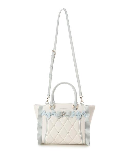 SAMANTHAVEGA（サマンサベガ）の「ハニーフラッター（小）（ハンドバッグ・レディース・ピンク/ライトブルー/ブラック・FREE）」の11枚目の写真