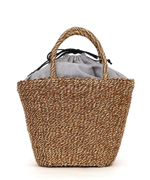 COOCO(クーコ)の「タッセル付メタリックフィルムカゴバッグ(かごバッグ・レディース・ゴールド/シルバー/ブロンズ・FREE)」の16枚目の写真