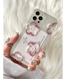 tone（トーン）の「【ellie】カジュアルフラワー iPhoneケース iPhone16(MA)（スマホケース/カバー）」