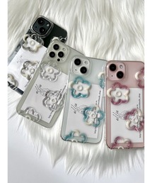 tone（トーン）の「【ellie】カジュアルフラワー iPhoneケース iPhone16(MA)（スマホケース/カバー）」