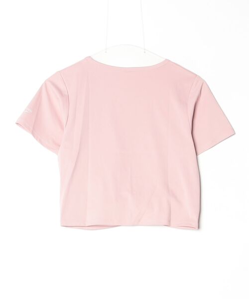 Reebok（リーボック）の「【別注】リーボック  REEBOK WRAP TEE 限定コラボ（Tシャツ/カットソー・レディース・アイボリー/チャコールグレー/ピンク・M/L）」の4枚目の写真