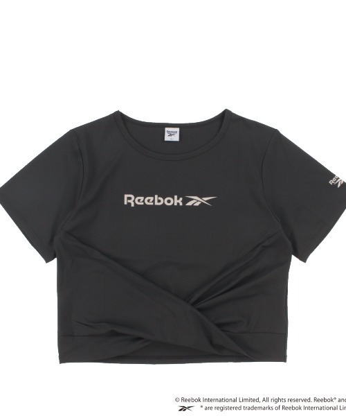 Reebok（リーボック）の「【別注】リーボック  REEBOK WRAP TEE 限定コラボ（Tシャツ/カットソー・レディース・アイボリー/チャコールグレー/ピンク・M/L）」の3枚目の写真
