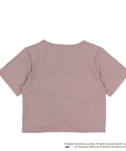Reebok（リーボック）の「【別注】リーボック  REEBOK WRAP TEE 限定コラボ（Tシャツ/カットソー・レディース・アイボリー/チャコールグレー/ピンク・M/L）」の6枚目の写真
