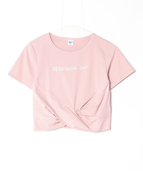 Reebok（リーボック）の「【別注】リーボック  REEBOK WRAP TEE 限定コラボ（Tシャツ/カットソー・レディース・アイボリー/チャコールグレー/ピンク・M/L）」の11枚目の写真