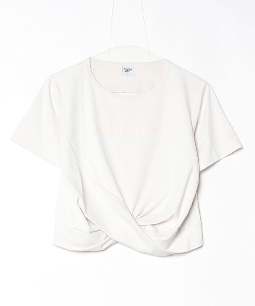 Reebok（リーボック）の「【別注】リーボック  REEBOK WRAP TEE 限定コラボ（Tシャツ/カットソー・レディース・アイボリー/チャコールグレー/ピンク・M/L）」の12枚目の写真
