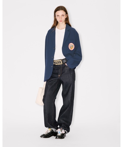 KENZO(ケンゾー)の「'KENZO Badges' ワークウエア ジャケット イン コットン(テーラードジャケット・レディース・ブルー系その他4・SMALL)」の5枚目の写真