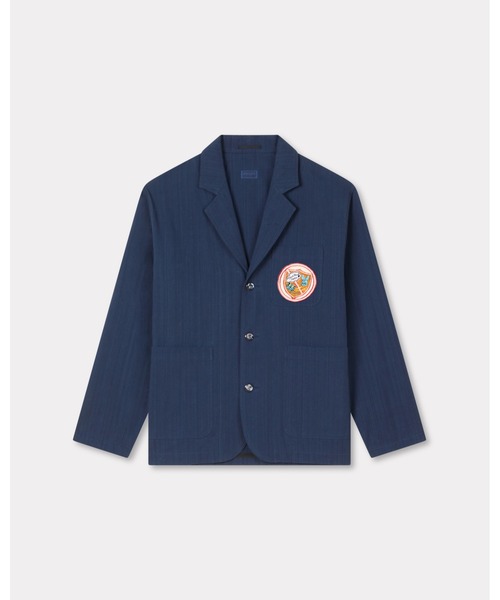 KENZO(ケンゾー)の「'KENZO Badges' ワークウエア ジャケット イン コットン(テーラードジャケット・レディース・ブルー系その他4・SMALL)」の6枚目の写真