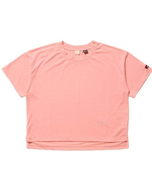 NANGA（ナンガ）の「【別注】ナンガ NANGA NANGA Logo Tee - Women 限定コラボ（Tシャツ/カットソー・レディース・ピンク/ホワイト/グレー・S/M/L）」の12枚目の写真