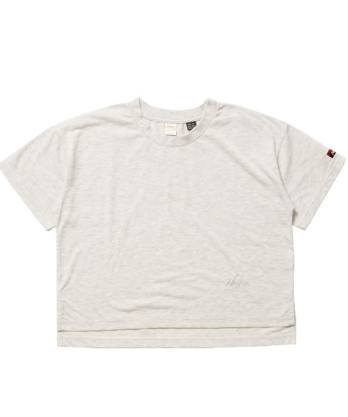 NANGA（ナンガ）の「【別注】ナンガ NANGA NANGA Logo Tee - Women 限定コラボ（Tシャツ/カットソー・レディース・ピンク/ホワイト/グレー・S/M/L）」の16枚目の写真