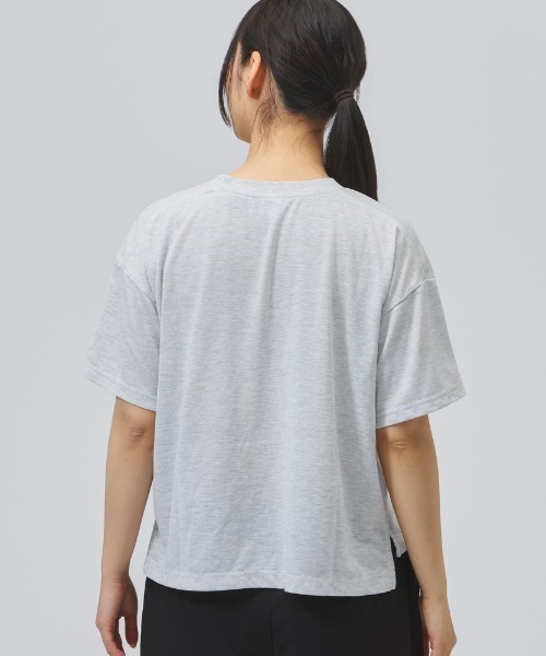 NANGA（ナンガ）の「【別注】ナンガ NANGA NANGA Logo Tee - Women 限定コラボ（Tシャツ/カットソー・レディース・ピンク/ホワイト/グレー・S/M/L）」の6枚目の写真