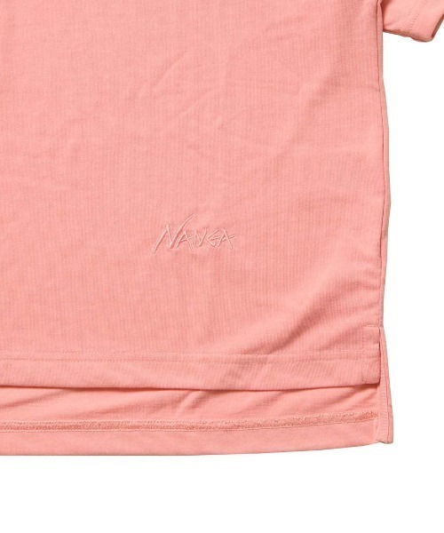 NANGA（ナンガ）の「【別注】ナンガ NANGA NANGA Logo Tee - Women 限定コラボ（Tシャツ/カットソー・レディース・ピンク/ホワイト/グレー・S/M/L）」の19枚目の写真