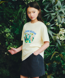[スロコースターコラボ] ブルームブルームTシャツ [レモンクリーム]