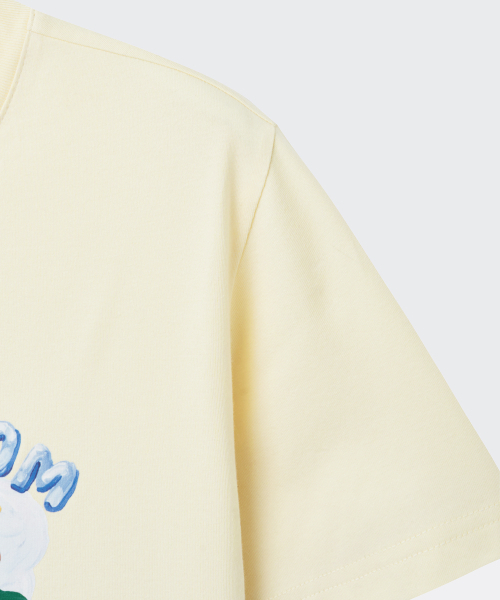 MUSINSA STANDARD KIDS（ムシンサスタンダードキッズ）の「[スロコースターコラボ] ブルームブルームTシャツ [レモンクリーム]（Tシャツ/カットソー・レディース・その他・130/140/150/160/120）」の6枚目の写真
