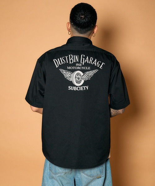 Subciety(サブサエティ)の「Work shirt(シャツ/ブラウス・メンズ・ネイビー/ベージュ/ブラック・MEDIUM/SMALL/X-LARGE/LARGE)」の20枚目の写真
