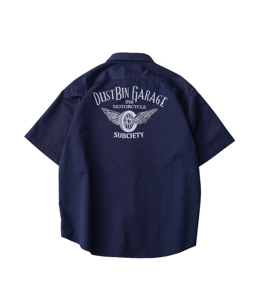 Subciety(サブサエティ)の「Work shirt(シャツ/ブラウス・メンズ・ネイビー/ベージュ/ブラック・MEDIUM/SMALL/X-LARGE/LARGE)」の18枚目の写真