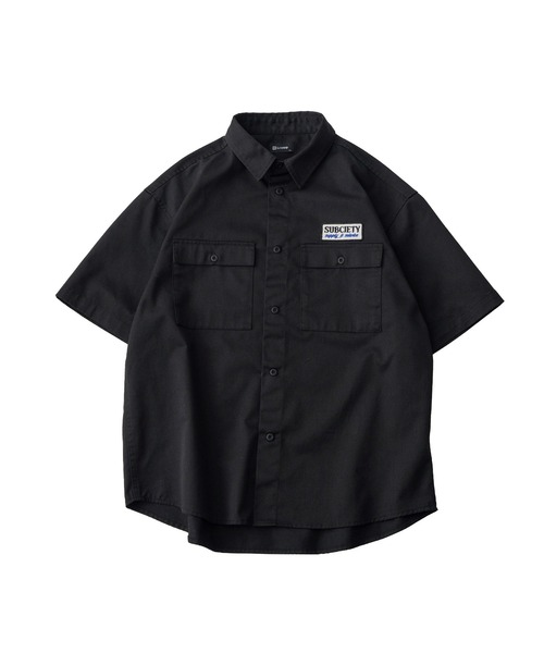Subciety(サブサエティ)の「Work shirt(シャツ/ブラウス・メンズ・ネイビー/ベージュ/ブラック・MEDIUM/SMALL/X-LARGE/LARGE)」の16枚目の写真