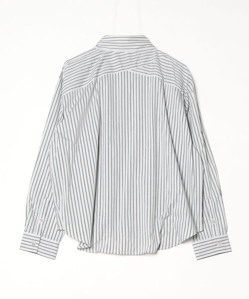 GEN_DAI(ゲンダイ)の「GEN_DAI/ゲンダイ/DOUBLE BUTTON STRIPE SHIRT(シャツ/ブラウス・メンズ・ホワイト・1/2/0)」の2枚目の写真