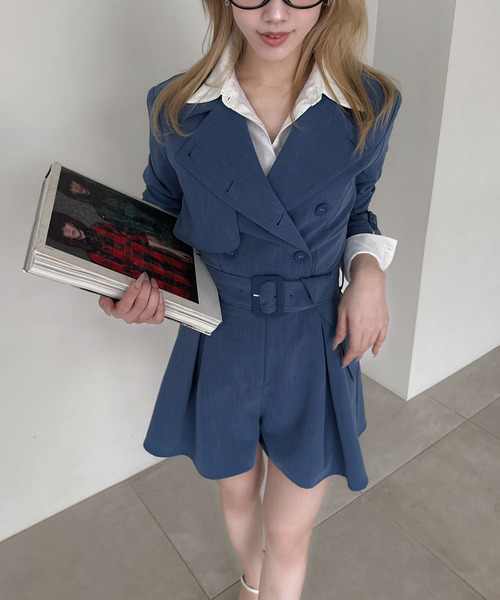 ROYAL PARTY（ロイヤルパーティー）の「キラキララインストーンシャツ（シャツ/ブラウス・レディース・ストライプ/オフホワイト・FREE）」の15枚目の写真