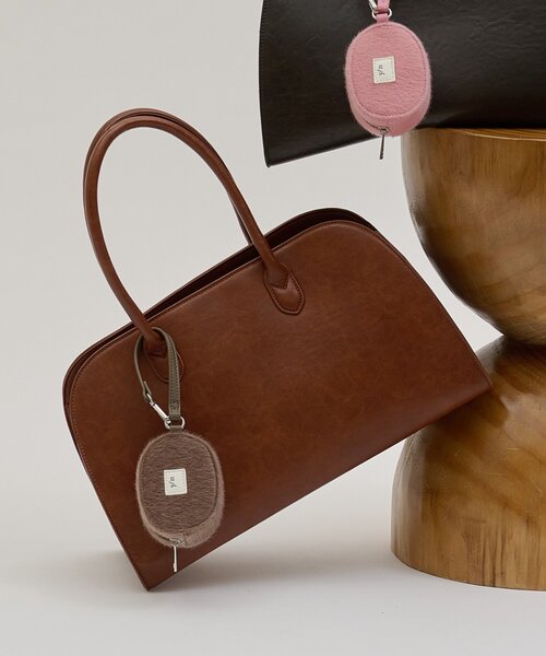 CIAOPANIC TYPY(チャオパニックティピー)の「【yomo企画】ハラコポーチ付きボストンBAG(トートバッグ・レディース・キャメル/ダークブラウン・ONE SIZE)」の2枚目の写真