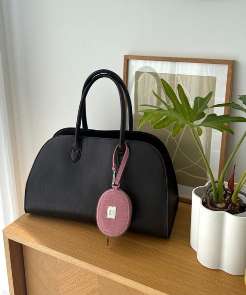 CIAOPANIC TYPY(チャオパニックティピー)の「【yomo企画】ハラコポーチ付きボストンBAG(トートバッグ・レディース・キャメル/ダークブラウン・ONE SIZE)」の6枚目の写真