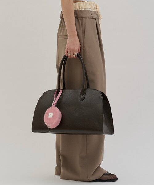 CIAOPANIC TYPY(チャオパニックティピー)の「【yomo企画】ハラコポーチ付きボストンBAG(トートバッグ・レディース・キャメル/ダークブラウン・ONE SIZE)」の9枚目の写真
