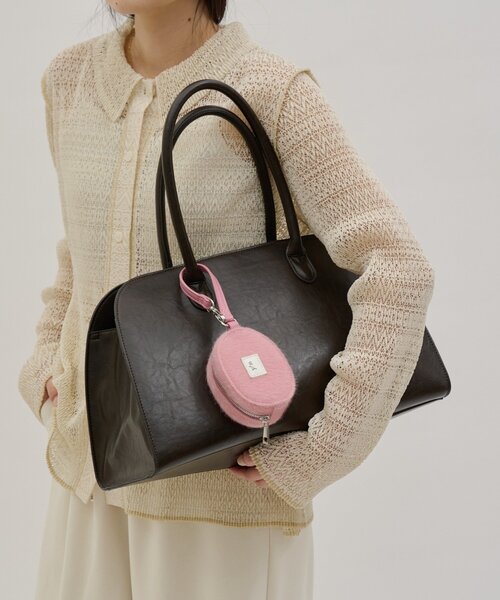 CIAOPANIC TYPY(チャオパニックティピー)の「【yomo企画】ハラコポーチ付きボストンBAG(トートバッグ・レディース・キャメル/ダークブラウン・ONE SIZE)」の10枚目の写真